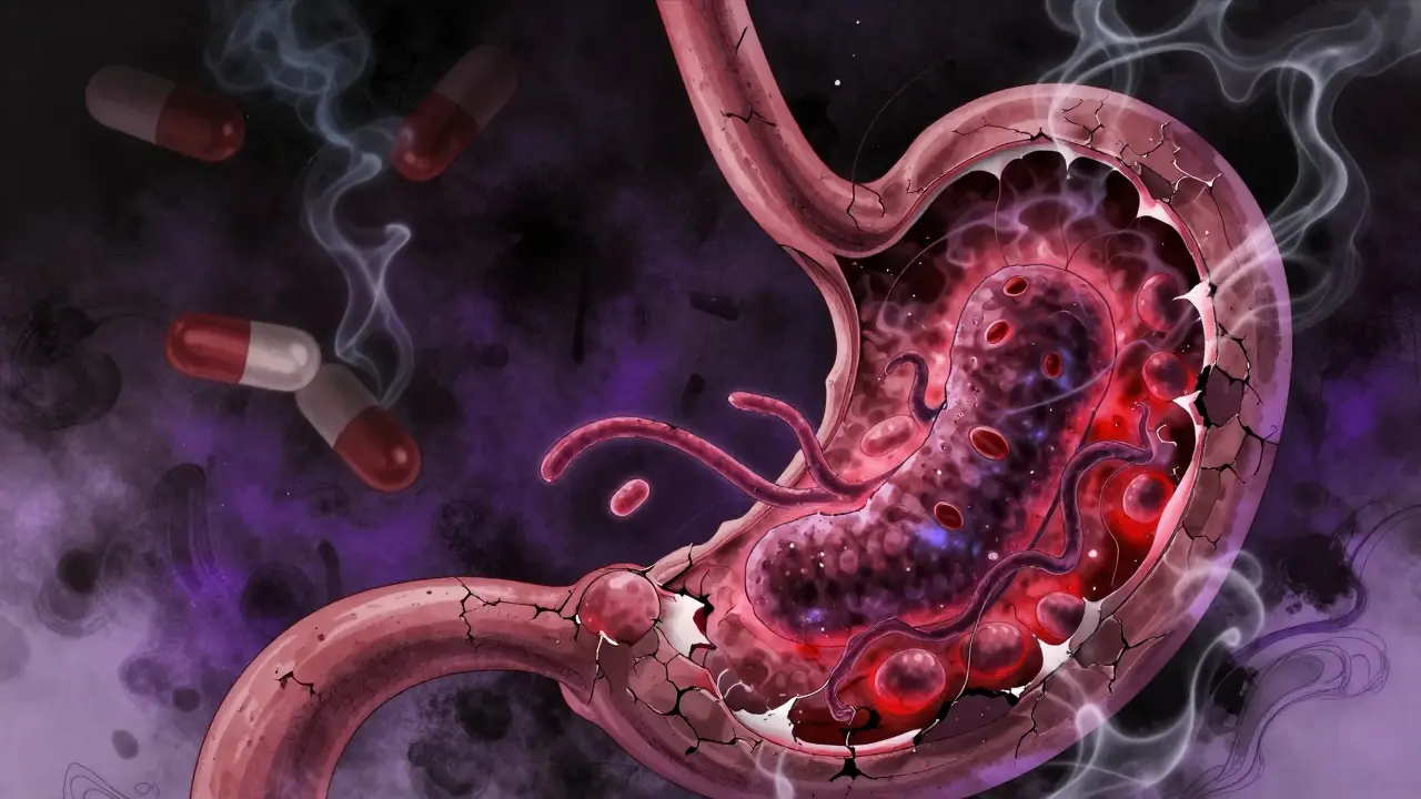 Peptic Ulcer Disease: What Causes It and How Antibiotics and Acid Reducers Actually Work