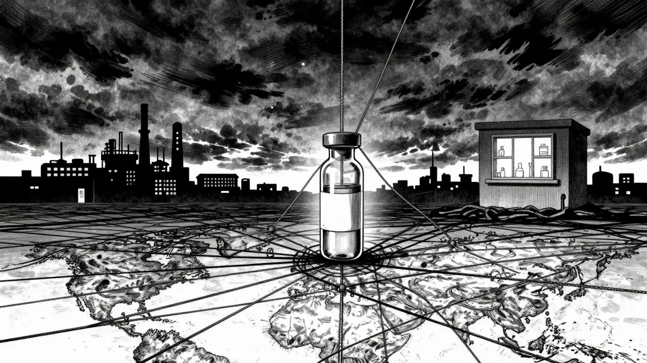 International supply chains: dependence on foreign manufacturing and drug shortages